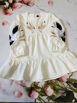 Платье Moda School M44 beige - делук