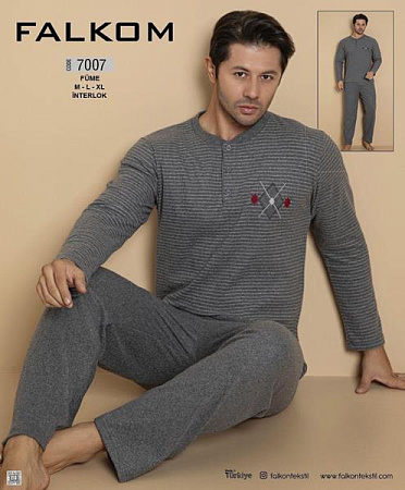 Пижама Romeo Life 7007 l.grey - делук