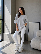 Футболка New Season FV043 l.grey - делук
