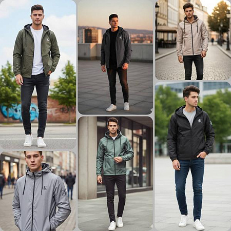 Ветровка Moranny MR582 beige - делук