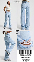 Джинсы Jeans Club 2478-12S6-3 l.blue - делук