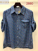 Рубашка Lida 3762 powder-pink - делук