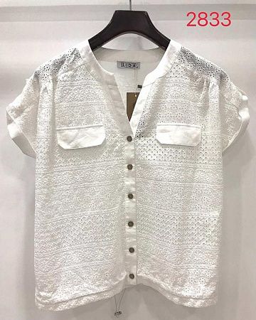 Рубашка Lida 2833 white - делук
