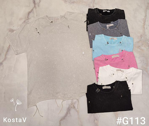 Футболка Kosta G113 mix - делук