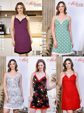 Ночнушка Samo 01-232 pink - делук