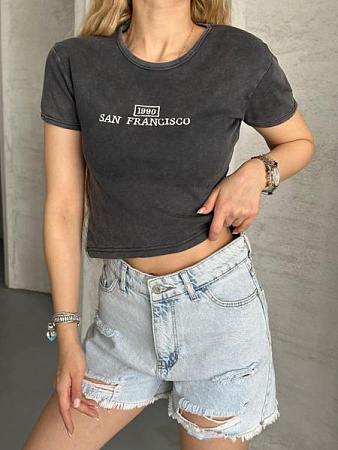 Футболка New Season F017 d.grey - делук