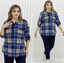 Блузка Ileana IL92 blue - делук