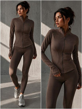 Кофта Спорт Arina 1799 brown - делук