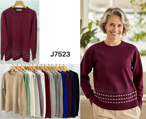 Свитер Anne-Kiss Me J7523 mix - делук