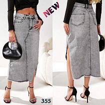 Юбка Beki 355 grey - делук