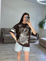 Футболка S.Style 14-2 brown - делук