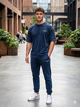 Костюм Спорт Moranny MR1582 navy - делук