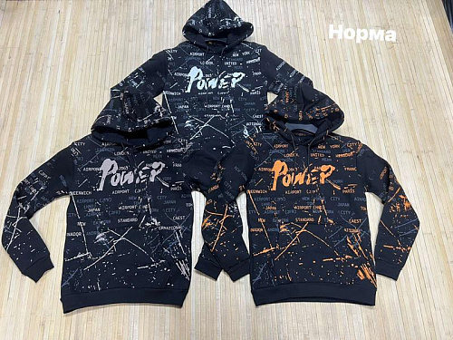 Худи Navas NW143 black-orange - делук