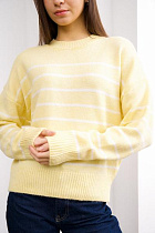 Свитер Little Secret 0712 yellow-white - делук
