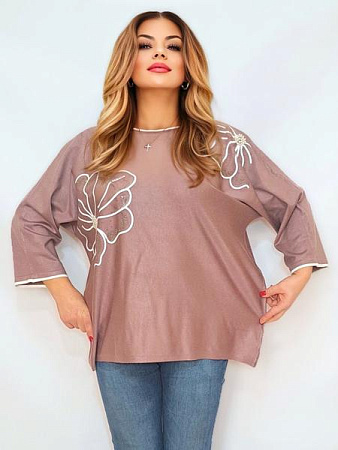 Свитер Romeo Life RL965 beige - делук