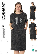 Платье Cotpark 7937 black - делук