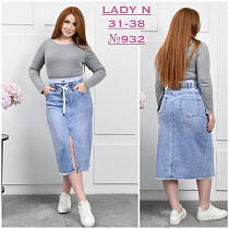 Юбка Jeans Club 932 l.blue - делук