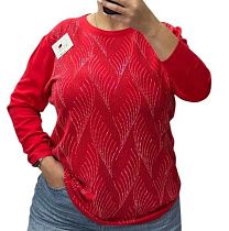 Свитер Elena&Vika 25220 red - делук