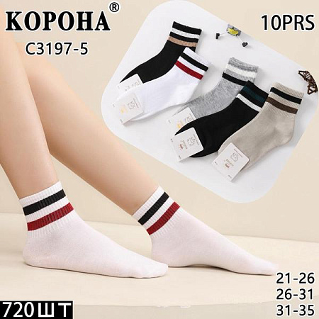 Носки Корона C3197-5 mix (31-35) - делук