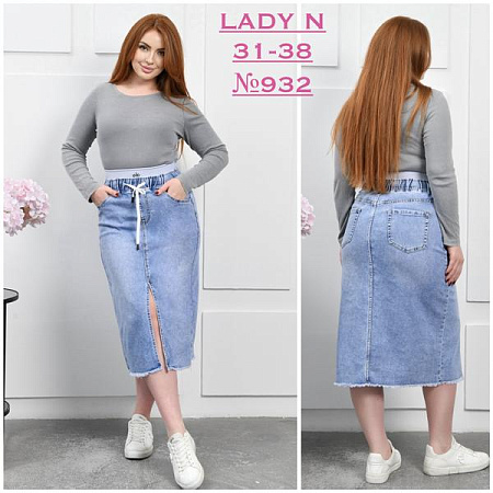 Юбка Jeans Club 932 l.blue - делук