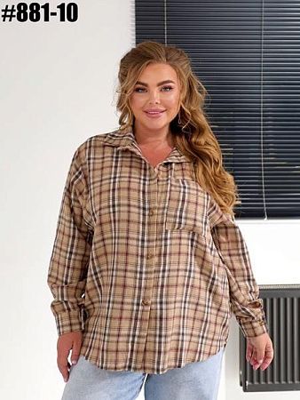 Рубашка Bat 881-10 beige - делук