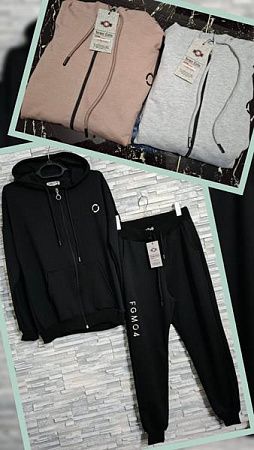 Костюм Спорт Newe NW656 black - делук