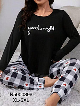 Пижама Brilliant B500039 black - делук