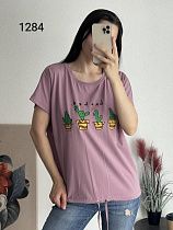 Футболка Fsn 1284 lilac - делук