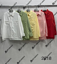 Рубашка Met&March 2218 green - делук