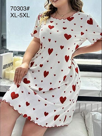 Ночнушка Fili Wear 70303 white - делук