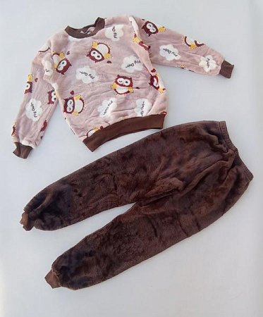 Пижама Baykush B706 beige-brown - делук