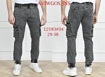 Джинсы God Baron L2183 black - делук