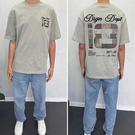 Футболка I8Denim 90583 grey - делук