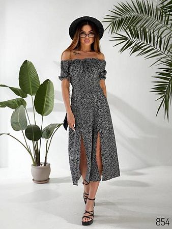 Платье Loren 854-0 black - делук