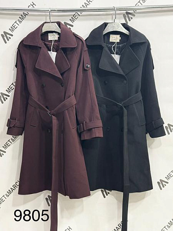 Пальто Met&March 9805 brown - делук