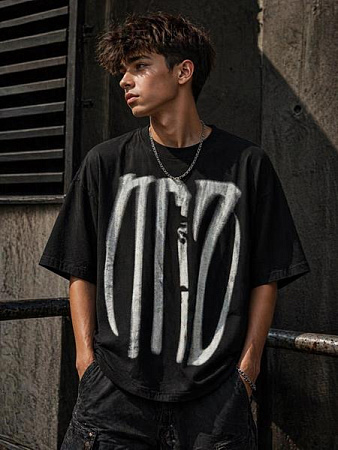 Футболка Major Kids 2A3058 black - делук