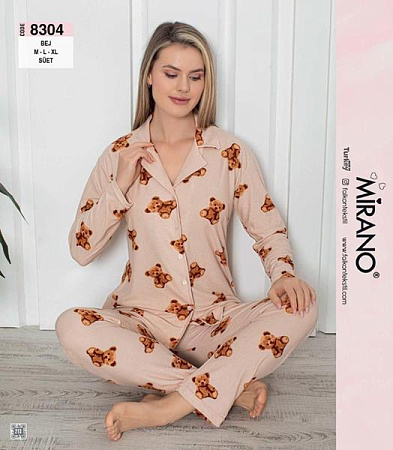 Пижама Romeo Life 8304 beige - делук