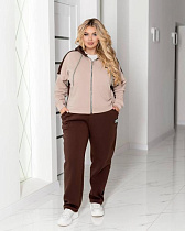 Костюм Спорт Seven Zikina 1349 brown - делук