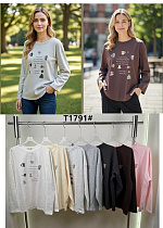 Свитер Dgmd T1791 mix - делук