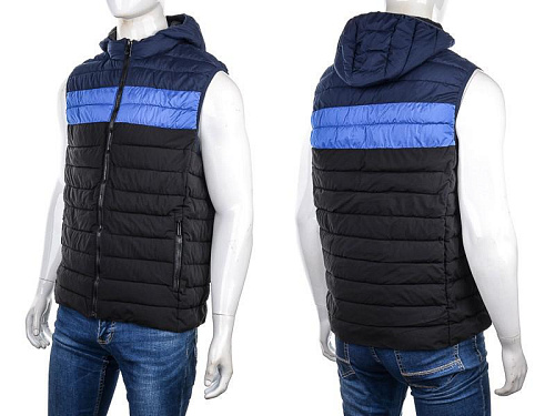Жилетка M7 88593 black-blue - делук
