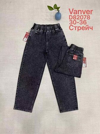 Джинсы Vanver D82078 black - делук