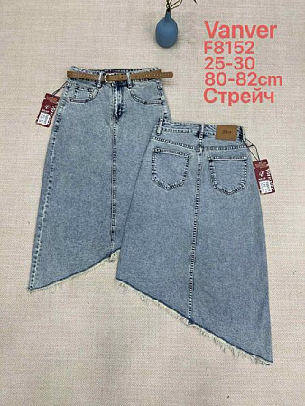 Юбка Vanver F8152 l.blue - делук