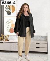 Рубашка Romeo Life 346-4 black - делук