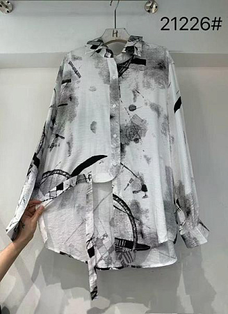 Блузка Divo 21226 white - делук