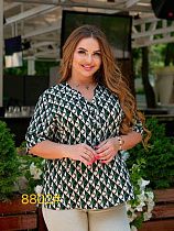 Блузка Jjf 8802 green - делук