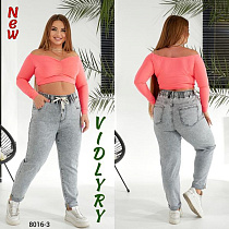 Джинсы Vidlyry 8016-3 l.grey - делук