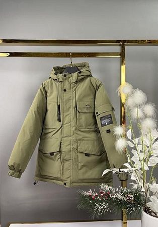 Куртка Delfinka 88011 khaki - делук
