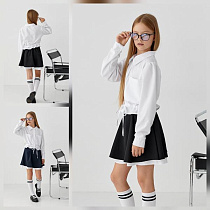 Блузка Moda School MD08 white - делук