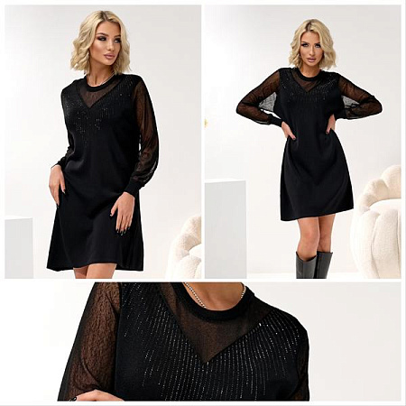 Платье Lola 9903 black - делук