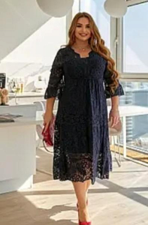 Платье Romeo Life RL1034 black - делук